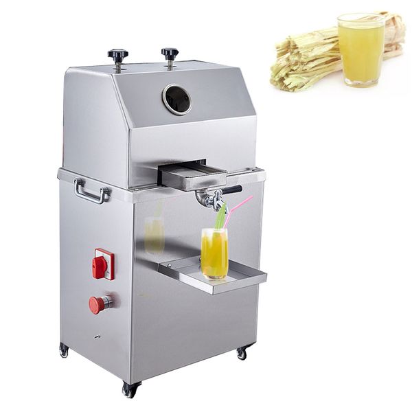 Stainless Steel Commercial Vertical Electric Sugar Cane Juicer Sugarcane Juice Extractor Machine