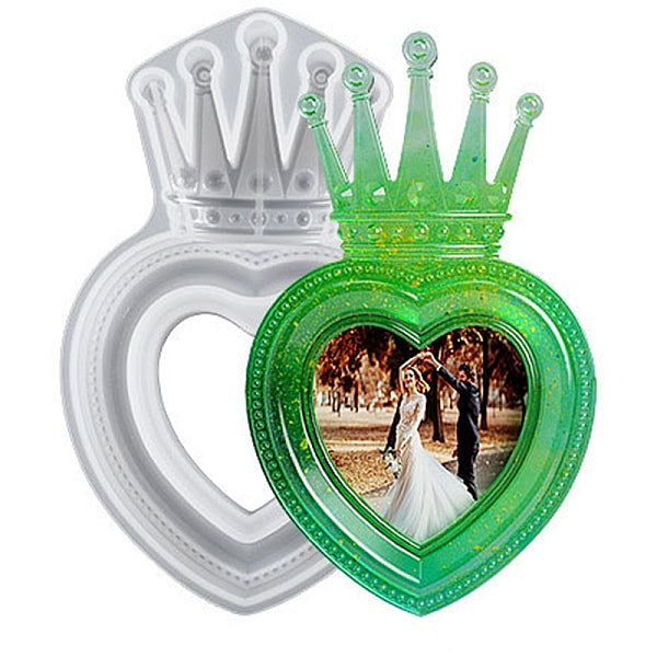 Crown Theme DIY Photo Frame Silicone Molds