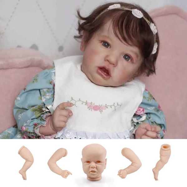 Dolls Witdiy Saskia 58 cm-22.83 inch new vinyl blank Doll baby unpainted kit-Give 2 giftsL24731