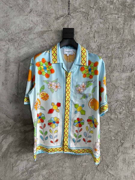 2024 summer new wonderful mens designer high quality material beautiful printing shirts - US SIZE shirts - top grade mens designer button sh
