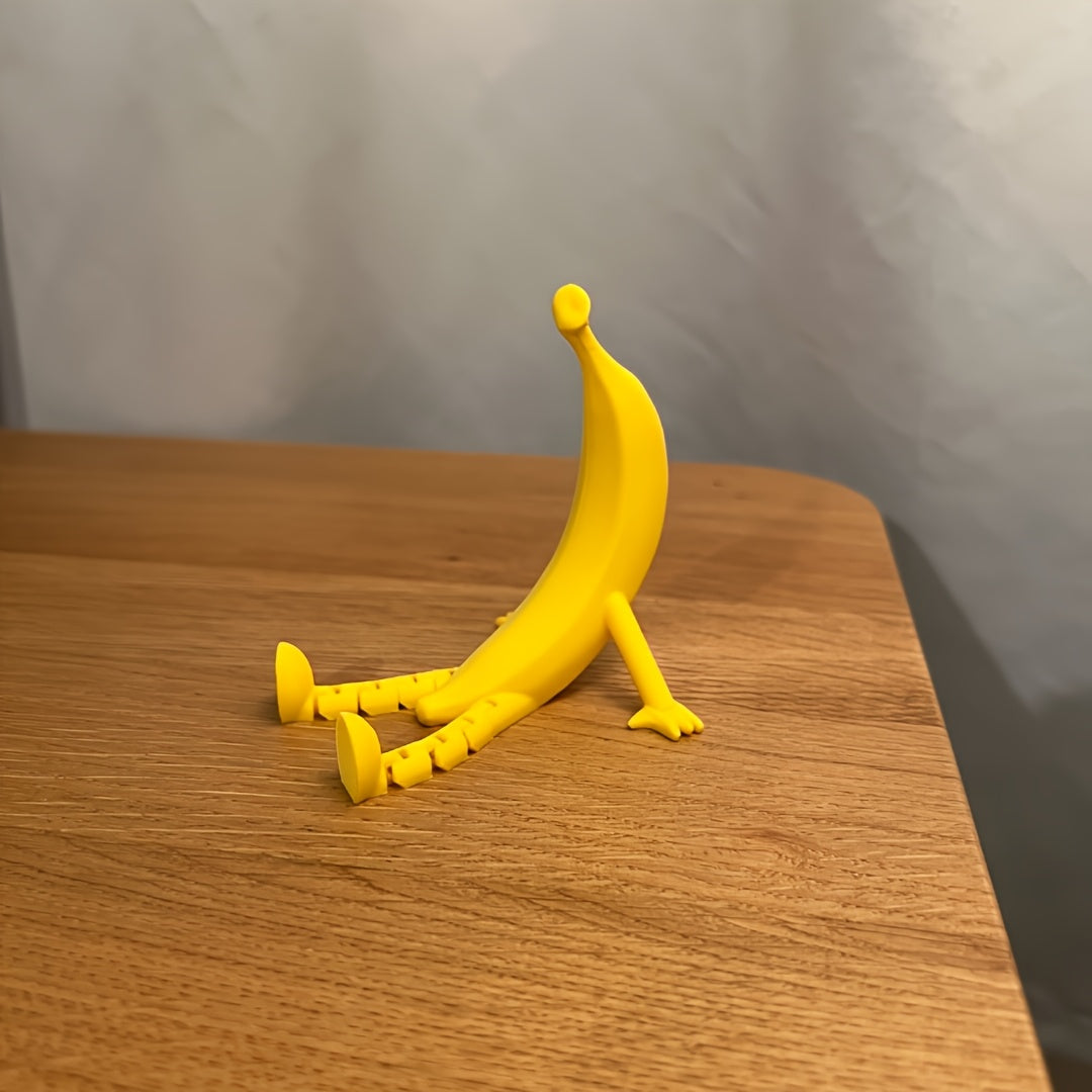 TEMU Realistic Banana Decor - Lifelike Hanging Or Tabletop Decoration, No Batteries Needed, Durable Desk Ornament For Home, Office, Parties - Funny