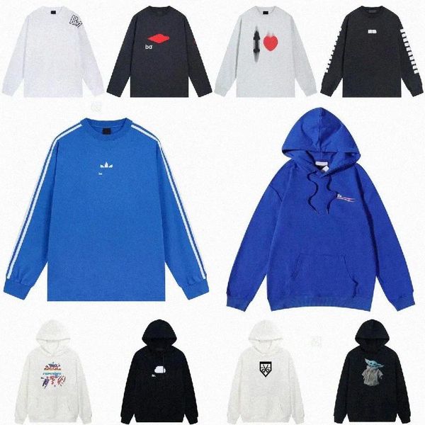 Designer hoodie mens spring and autumn trendy brand womens cola letter printed hoodie loose casual couple outfit student outerwear sports sh