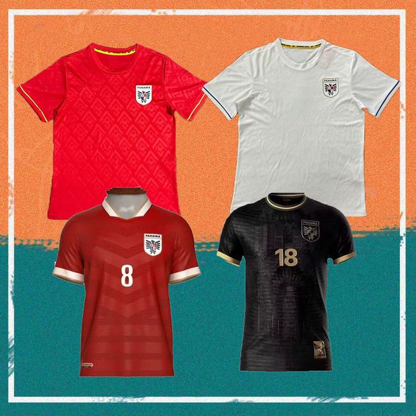 2024 panama socer jerseys home red away black 24-25 national team football shirts ERIC DAVIS ALBERTO QUINTERO thailand quality