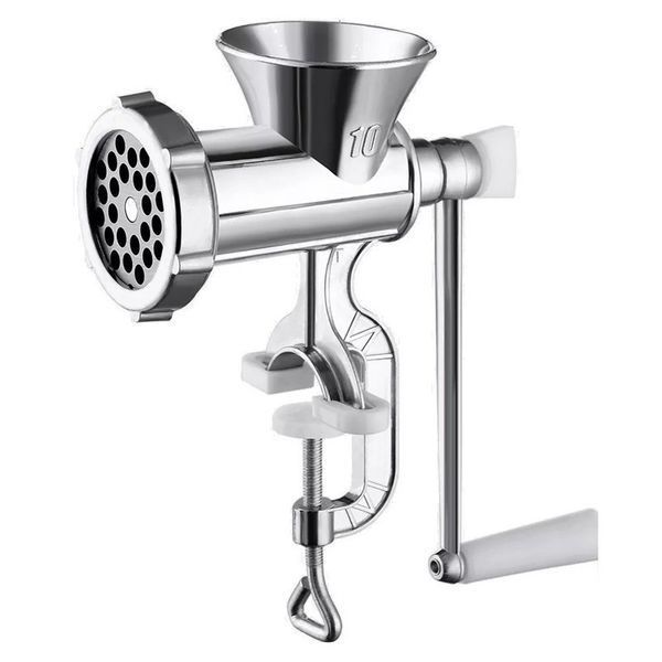 Fruit Vegetable Tools Manual Meat Grinder Sausage Noodle Dishes Handheld Making Gadgets Pasta Mincer Aluminum Grinding Machine Kitchen 23020