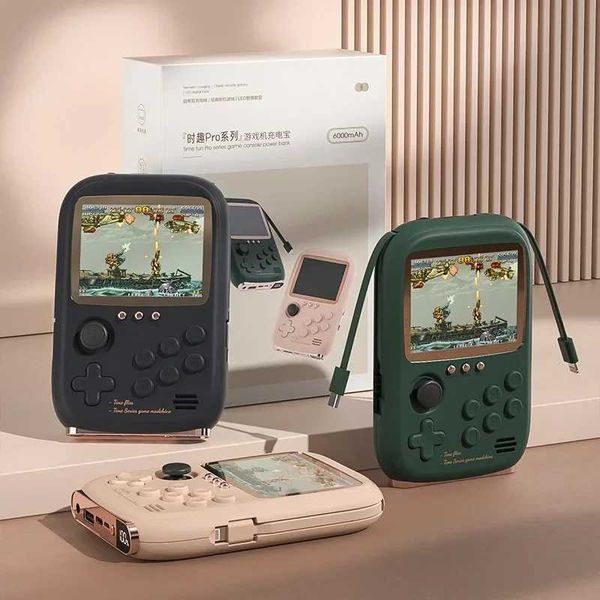 Game machine Clear 3.2 Inch Color Display 2024 Newest Handheld Game Console Power Bank Can Be Connected To A Tv Childhood Arcade Games Gift