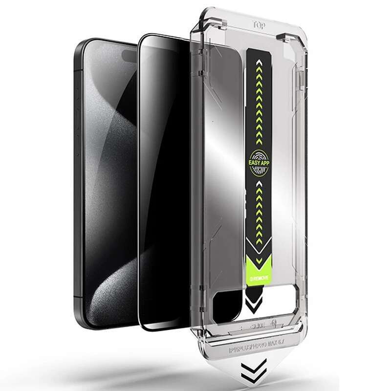 Premium Tempered For iPhone 15 Plus Easy Install Glass for iPhone16Pro 16 Pro Max Dust Free Screen Protector