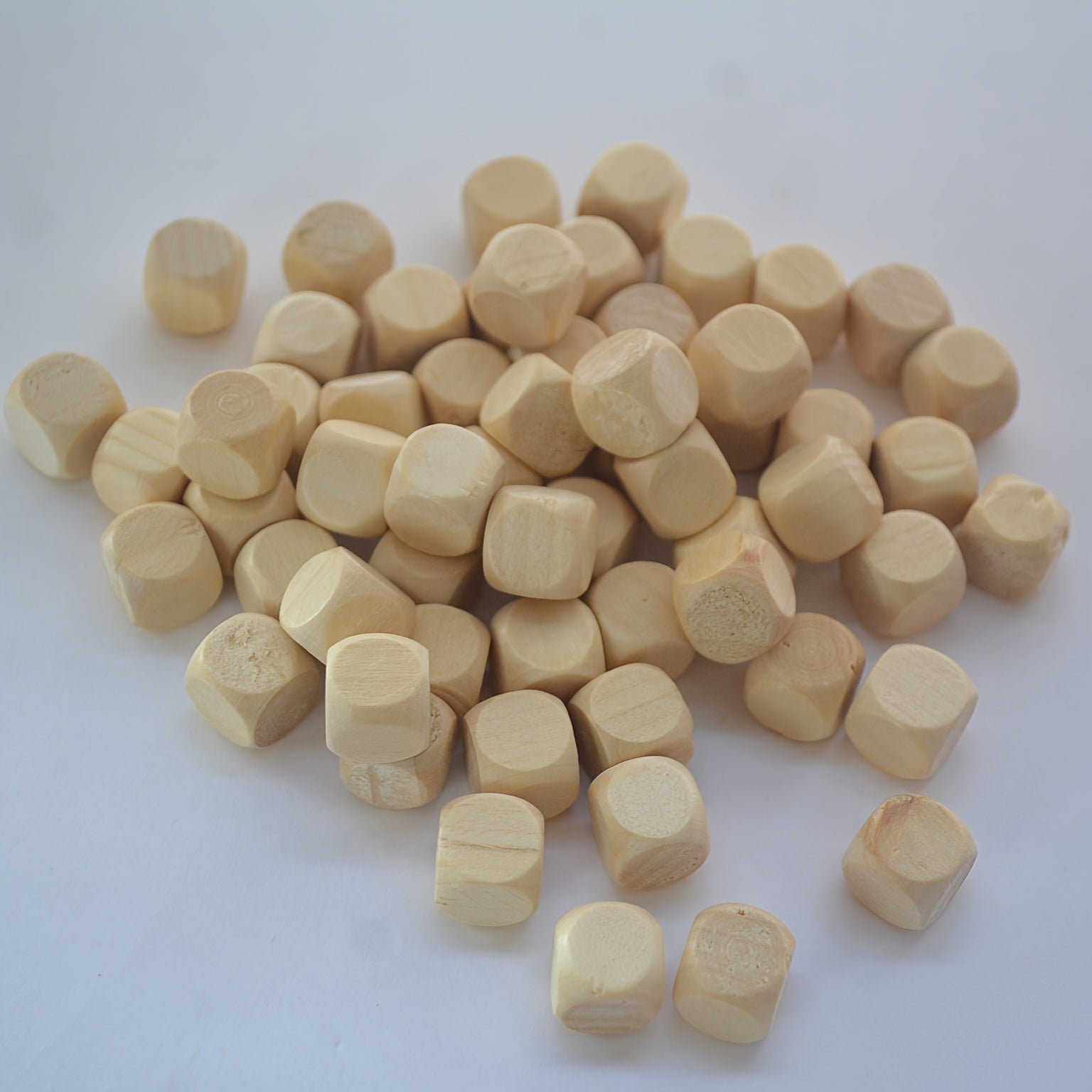 TEMU 100g Large Blank Dices, Wooden Grain Sand Pool Playground Wooden Grains Large Particle Sand Indoor Set