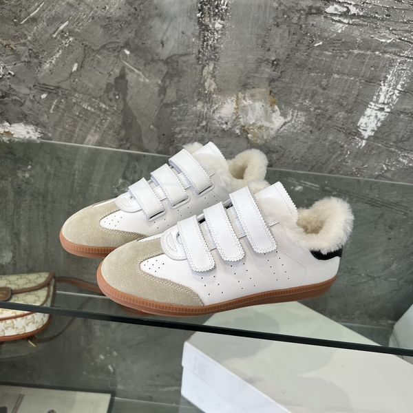 2024 Winter Sneaker Isabel Sneakers Beth Grip-strap Leather Low-top Beth Leather Sneakers Fashion Designer Isabel Trainers Size 34-40