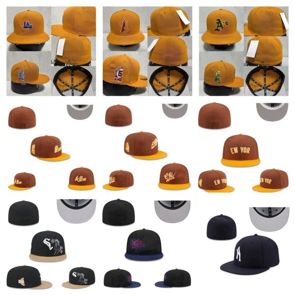 Mans Designer Fitted hats Snapbacks Adjustable baseball football hat All Team red blue colour Outdoor Sports Embroidery flat full Closed Bea