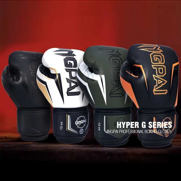 Men Women 8 10 12 14 oz Boxing Gloves PU ather Tiger Muay Thai MMA Profion Kickboxing Adults Sandbag TrainingXJ241028