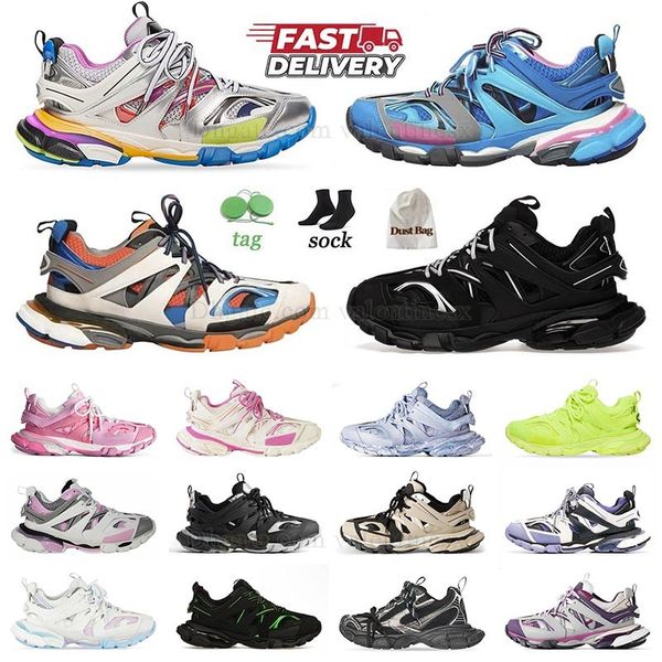 Treinadores LED TRAINHAS 3.0 3XL Top Casual Shoes Tess.S.Gomma Luxury Tracks 3 Runner de faixas Scarpe de alta qualidade LED LED MENINA AUTH