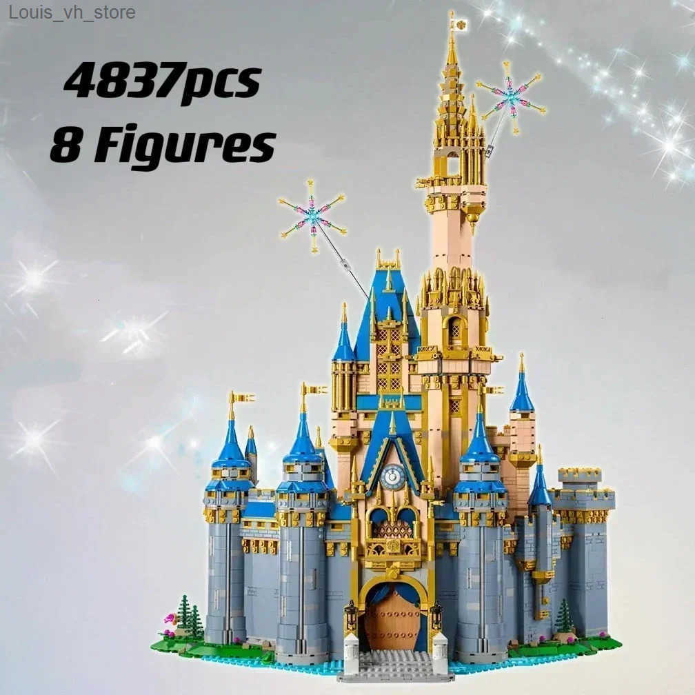 43222 The Princess Castle 100th Anniversary City Street View 16008 95658 Model Building Blocks Bricks Kids Toys 71040 L250610