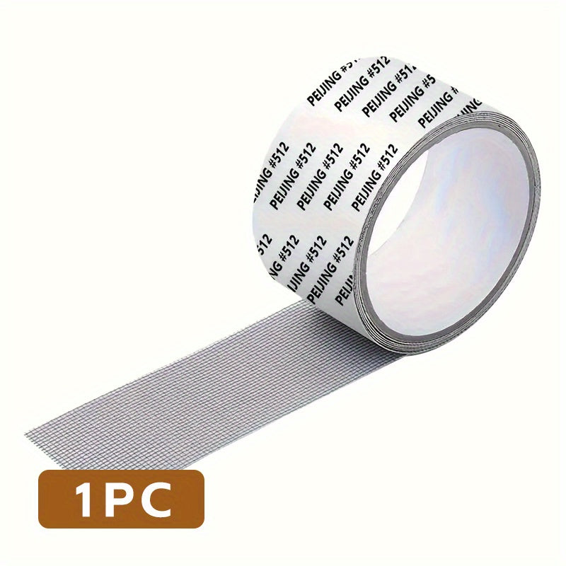 TEMU 1-2-3-4pcs Waterproof Screen Tape, Self-adhesive Insect Net Repair Tape, Strong Adhesive For Doors-curtains, Other Materials, Recommended For