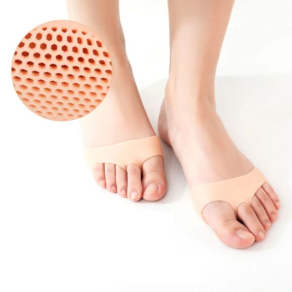 1Pair Forefoot Insoles Silicone Honeycomb High Heel Shoes Pad Gel Insoles Breathable Health Care Shoe Insole Massage Shoe Insert