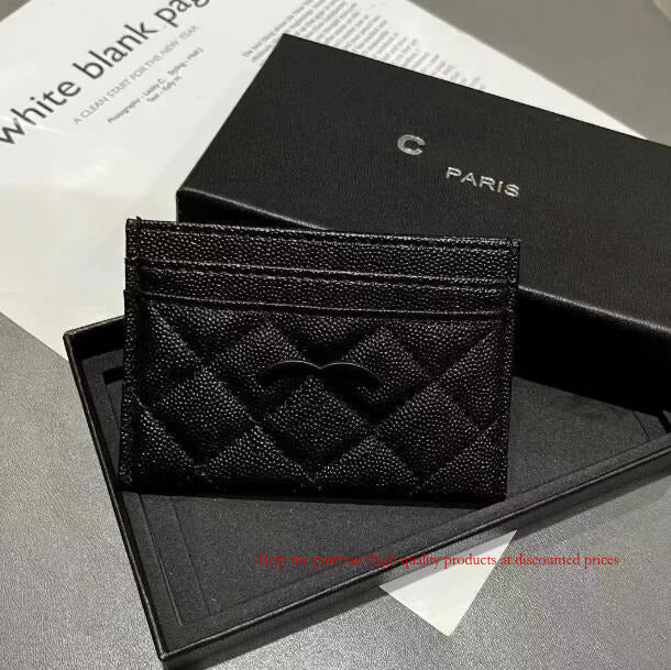 card holders designer Credit ID Card Holder Purse Luxury Sheepskin Leather Wallet Money Bags Plaid Cardholder Case for Men Women Handbags accessorie