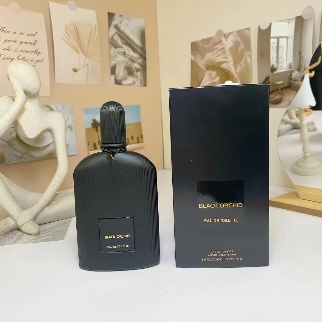 High Quality Scented Fragrance Men Black Orchid Perfumes 100ml Eau de Toilette Long Lasting Smell Grey Vetiver Perfume Cologne Natural Spray Deodora