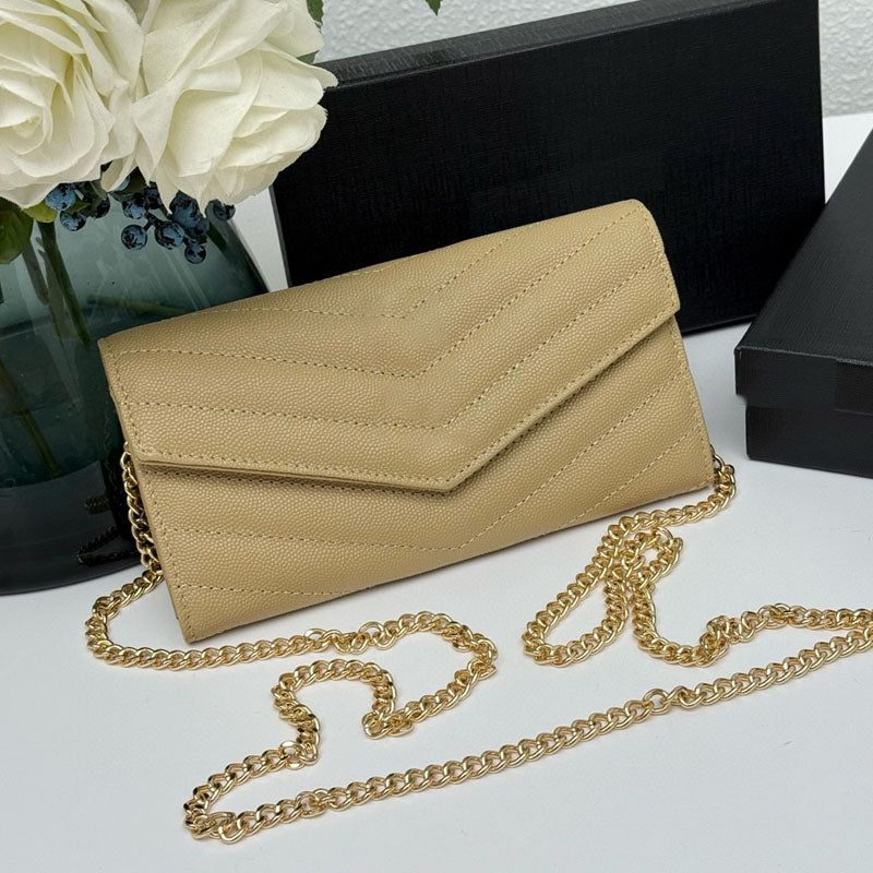 Fashion Womens Mini Zippy Wallet Coin Purse Bag Belt Charm Key Pouch credit card holder bags fashion color Short wallet chains bag purse358095