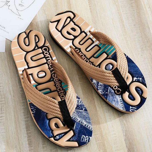 Slippers Sliders Flip Flop Man 2023 Trend Summer Anti skid Outdoor Light Casual Beach Male Sandals Household Slides for Men 230410