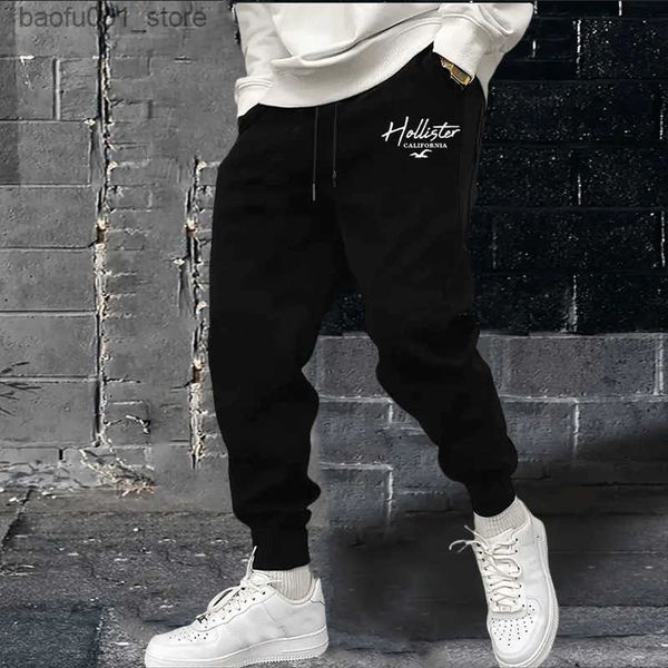 Calças masculinas 2024 New Mens Casual Sports Pants Fashion Trouser Sports Sports Gym executando calças de jogging calças a quente de 1000+
