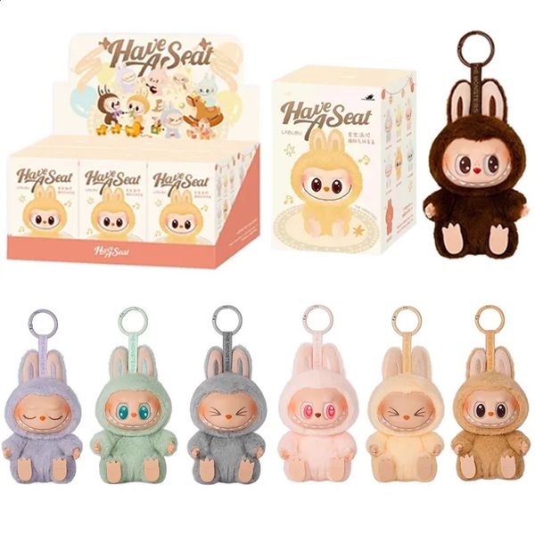 Dolls 1 1High Quality Macaron 2nd The Monsters Sitting Party Vinyl Plush Blind Box Decorative Surprise Doll Collection Gift 241225 S2527