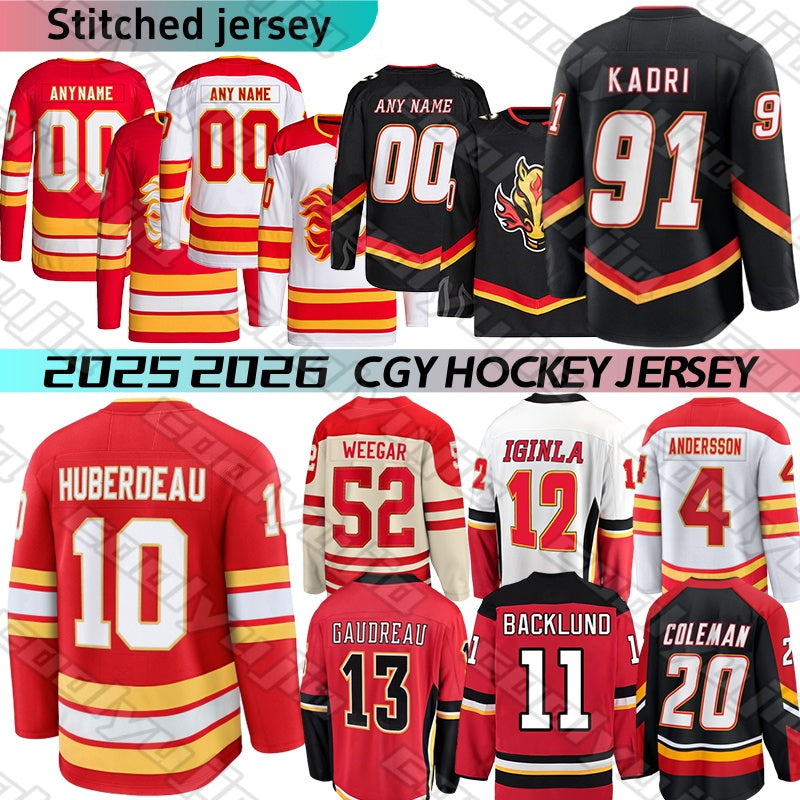 CGY Calgary Retro Hockey jerseys Mikael #11 Backlund Nazem Kadri Huberdeau Jersey Rasmus Andersson Blake Coleman Kevin Jersey Jonathan 2025 mens hoc