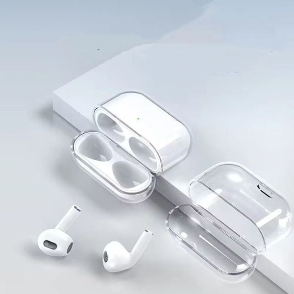 For Pro2 air pods3 Earphones cases airpod pro2 generation Headphone Accessories Clear ear case Cute Protective Cover Apple Wireless Charging