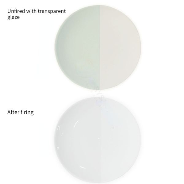 500ml Liquid Ceramic Monochrome Glaze Electric Kiln Medium Temperature 1186-1222 Degrees Pottery Teaching Transparent Glaze