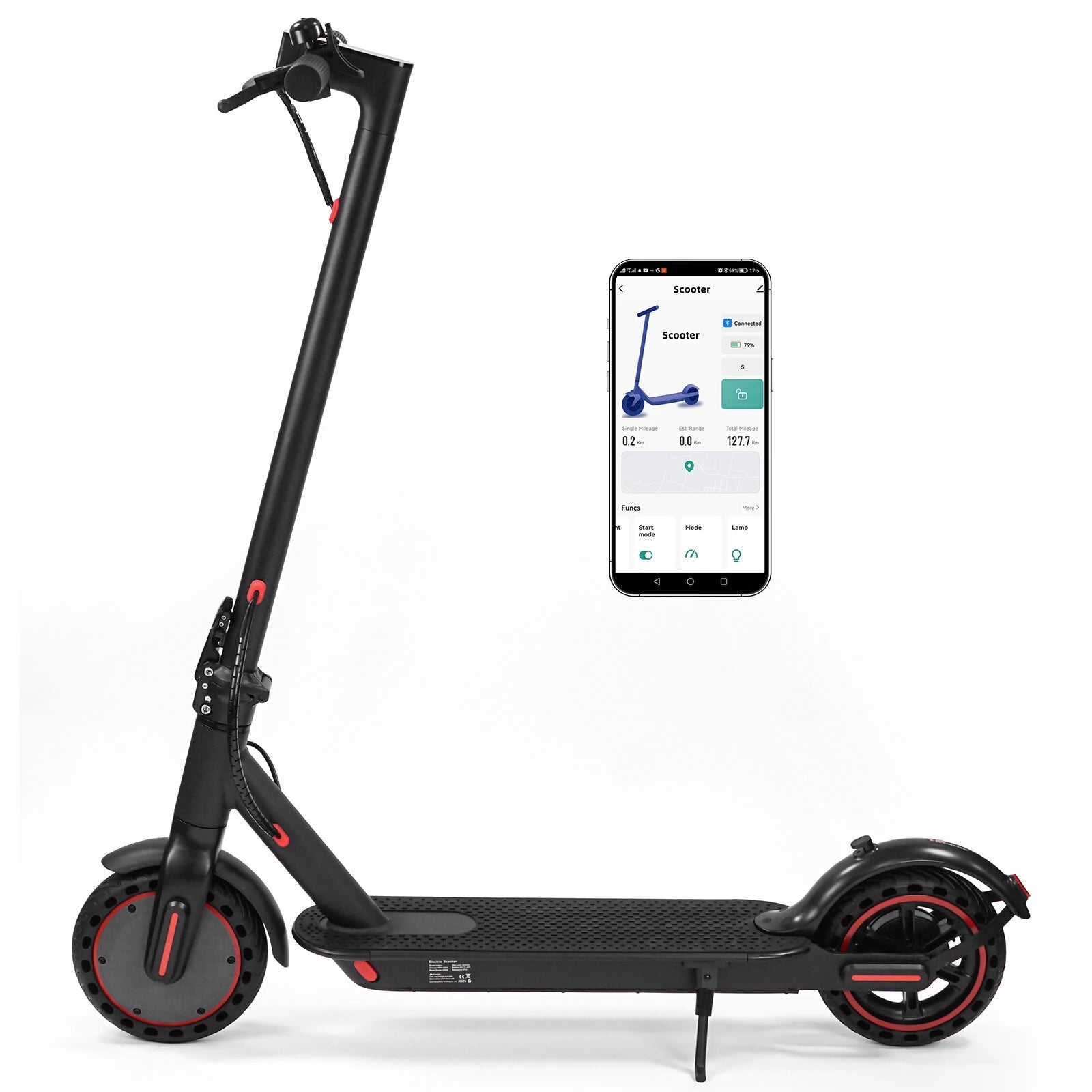 [EU DIRECT] WQ-W4 Pro Electric Scooter 36V 10Ah Battery 350W Motor Recommended Top Speed 25KM-H 8.5inch Tires 25KM-H Top