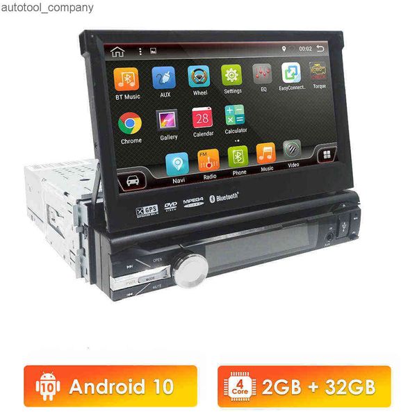 Car New 1din Radio 7 inch Touch mirrorlink Android 10 Player subwoofer MP5 Player Autoradio Bluetooth Rear View Camera tape recorder