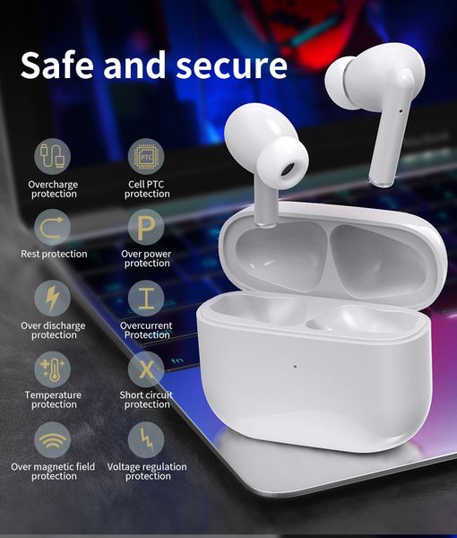 Wireless Earbuds Bluetooth 5.3 True Earphones in Ear Headphones 5Hrs Playtime Stereo Sound with Microphone wireless Charging Case for iPhone