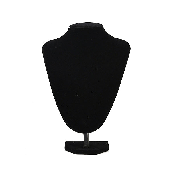 Expositor de collares con forma de busto de MDF recubierto de terciopelo