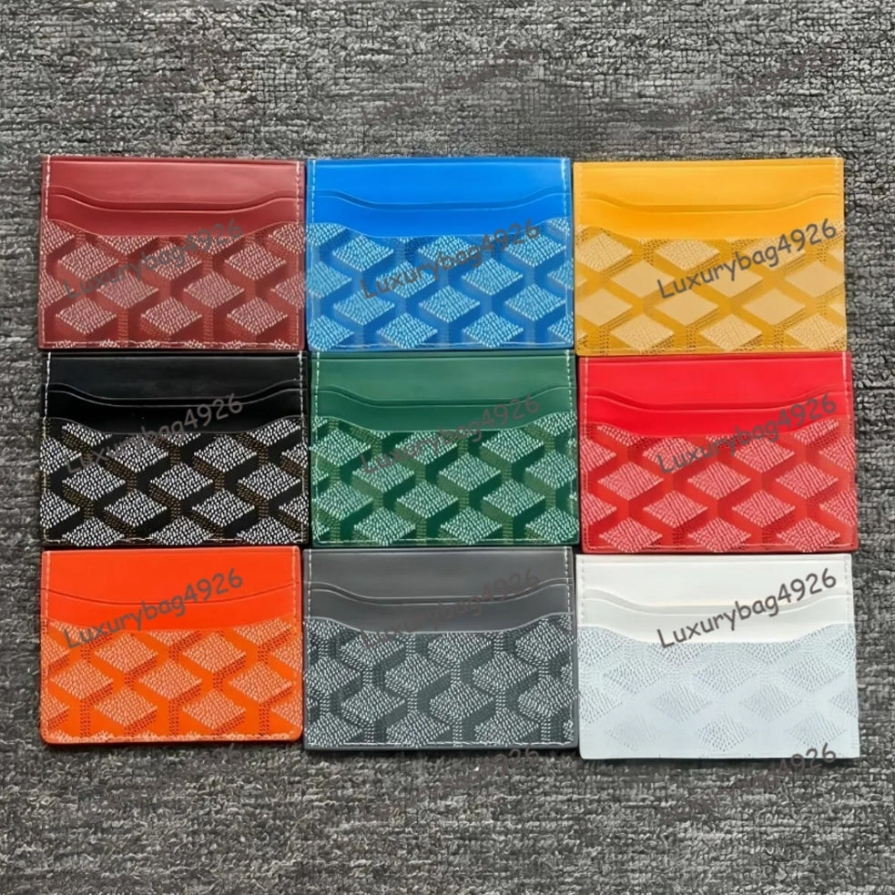 Genuine Leather Card Holders Designer Wallet Fashion Coin Purses Women Men Cardholder Key Pouch Passport Holders Card Wallet Mens Card Holder Bag Fa