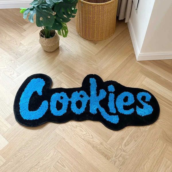 Carpets 100% handmade cookies plush carpets childrens rooms irregularly shaped plush carpets soft plush childrens gifts room decoration T240