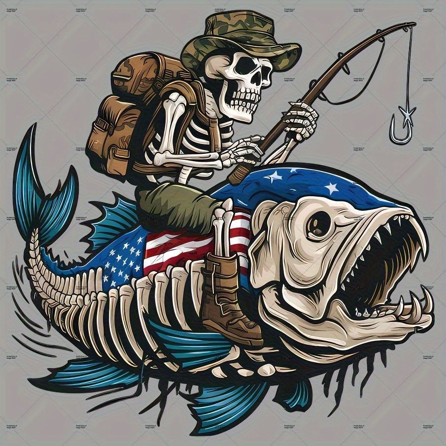 TEMU 1pc Patriotic Patch - Durable Iron-on Transfer Sticker For T-shirts, Sweatshirts, Jeans, Bags, Hats - Washable Outdoor & Casual Wear Accessory,