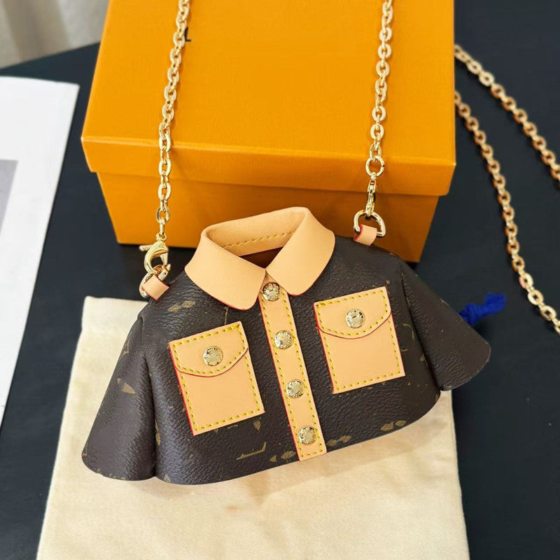 Bag charms designer Mini clothing Crossbody bag Monogram Keychain designer for women Headphone case Pendant Bag Holder Keychains Purse charm