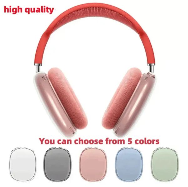 For max air Headband Headphone Accessories Transparent Solid Silicone Waterproof Protective Headphones case