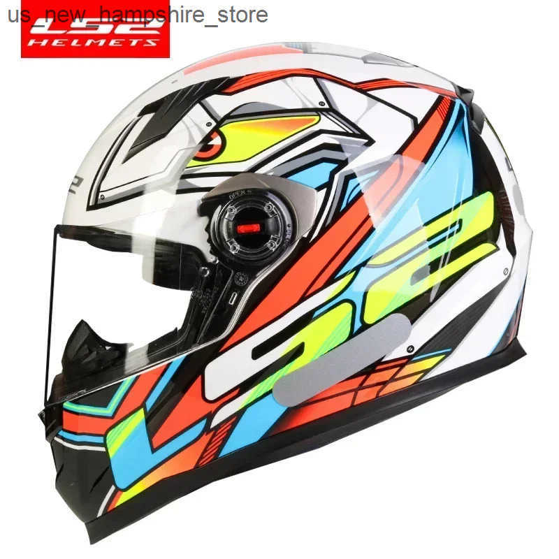 Motorcycle Helmets LS2 FF358 Full Face motorcycle helmet high quality ls2 Brazil flag capacete casque moto helm ECE approved no pump J241127