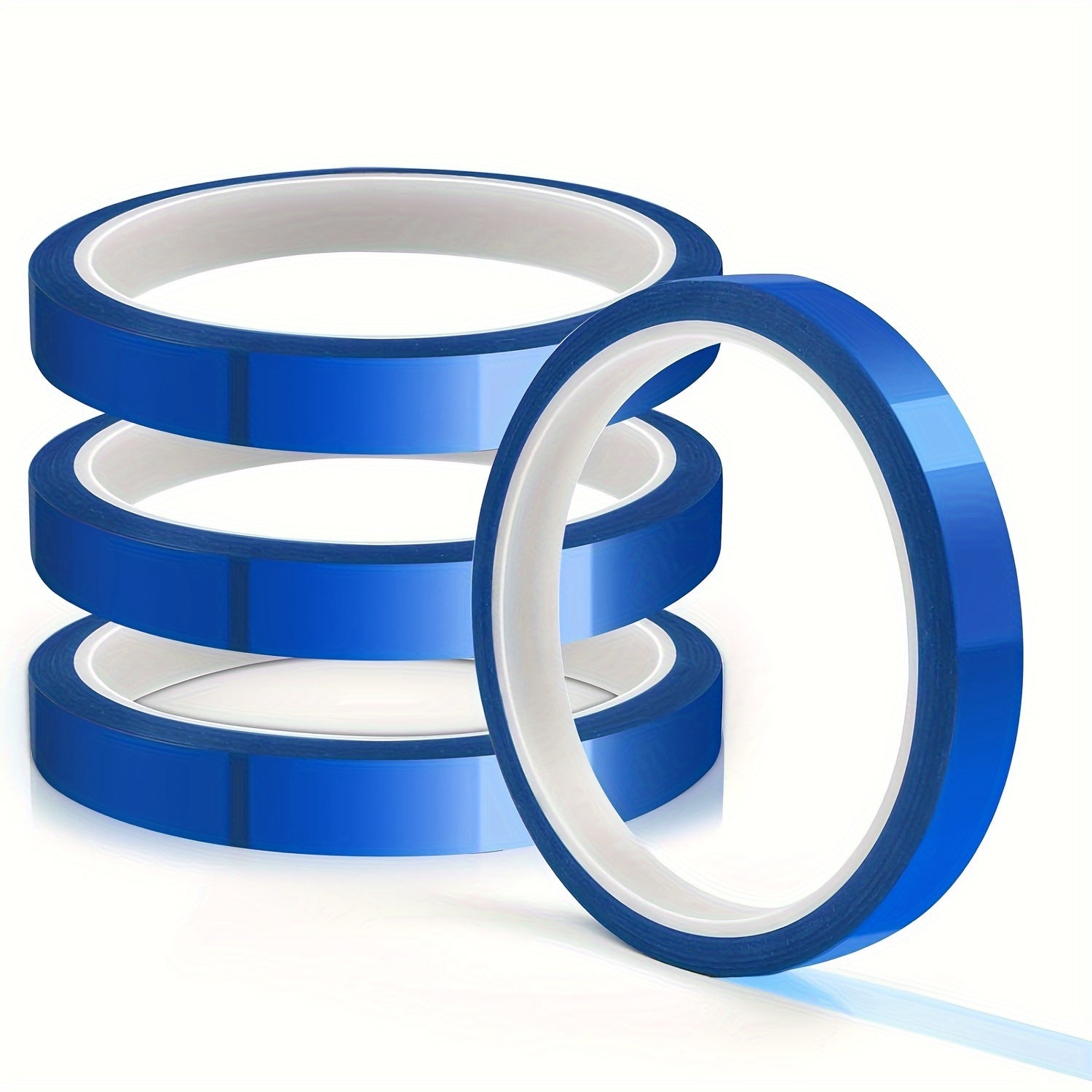 TEMU 4 Rolls Heat Resistant Sublimation Tapes, 10mm X 33m (108ft), No Residue Heat Transfer Tape For Heat Press, Electronics, And Vinyl,