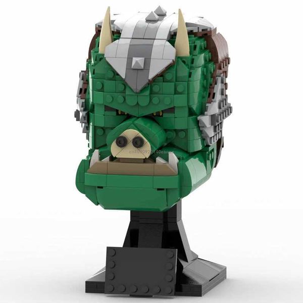 Blocks Moc 776pcs Star Battle Jabbas Gamorrean Guard Helmets Model Building Blocks Bricks Diy Education Assembly Toys for Kids Gifts Y241228