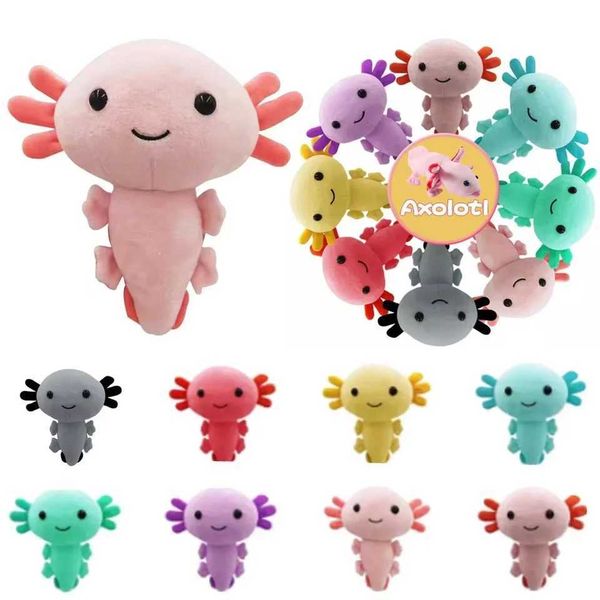Kaii Axolotl Plush Toy Axolotl Toy Axolotl Fish Axolotl Plushies Figure Doll Kaii Animal Pink Axolotl Stuffed Dolls GiftsXJ241204