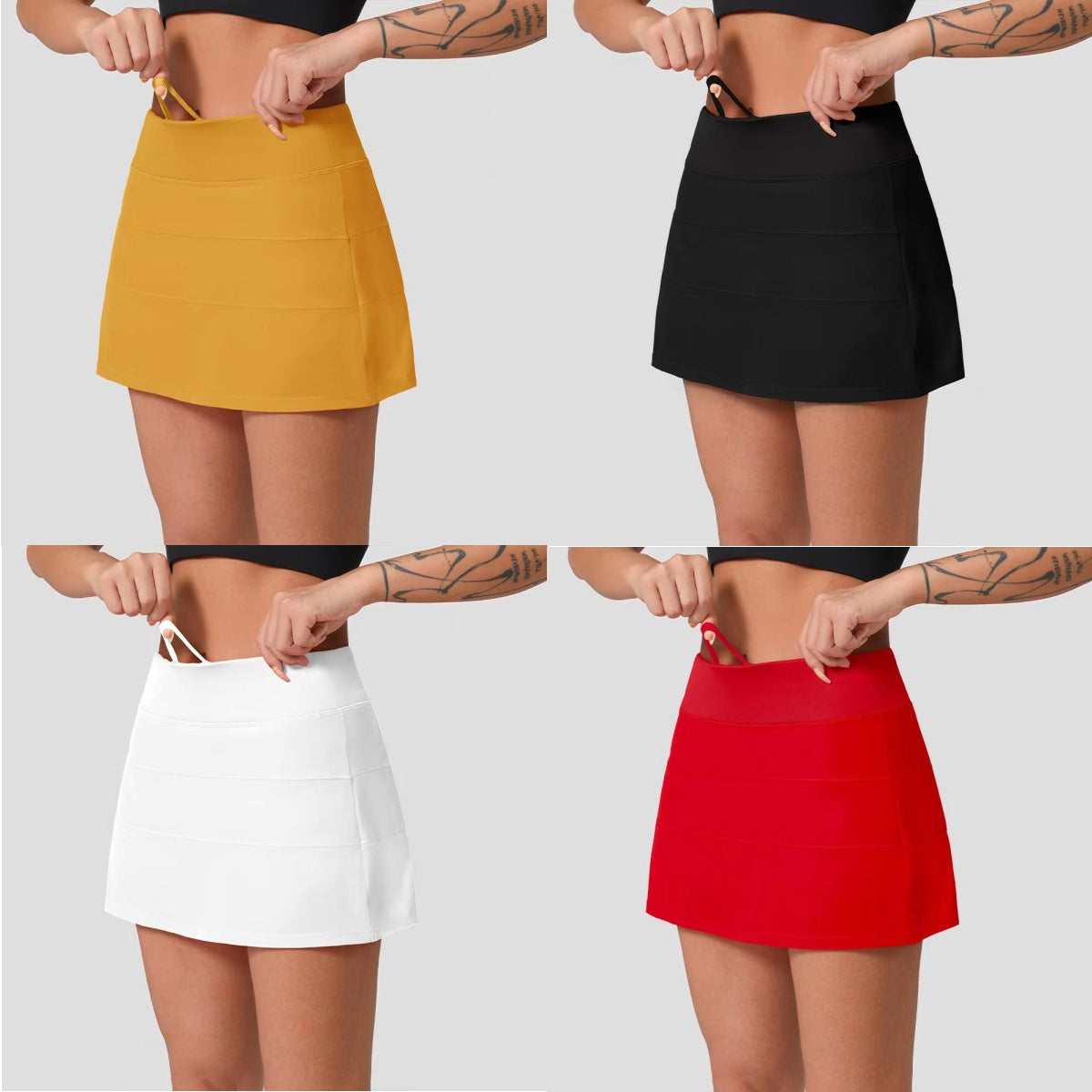 Mini skirt designer skirts womens yoga tennis court rival skirt pleated gym clothes women Designer Clothing outdoor sport Running Fitness Golf Pants