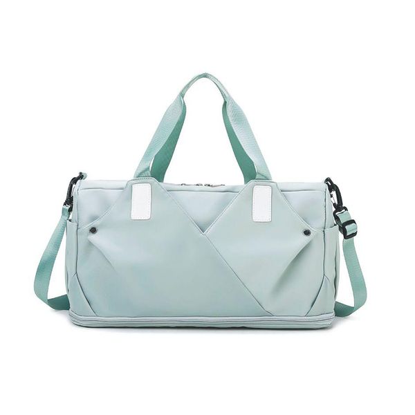 Bags Outdoor Gym Duffel Bag Organizer Fashion Carry On Hand Lage For Woman Waterproof Sports Fiess Crossbody Shoder Pack 6 Colors Dhz1J