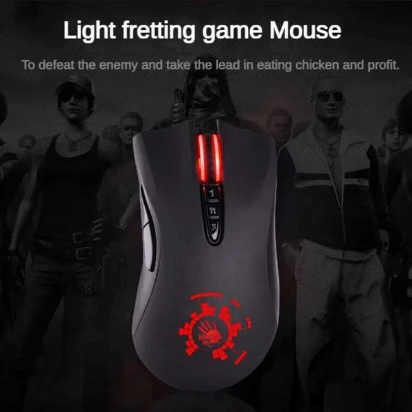 Mice A4tech Bloody A91 Wireless Mouse Macro Programming Driver E-Sports Gaming Mouse for PC Office Gaming Laptop Accessories Gaming Gifts CL