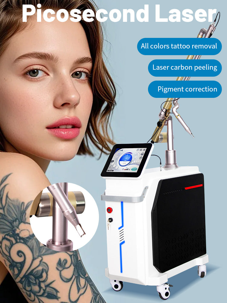 Picosecond Laser Skin Care Machine Tattoo Removal Pigmentation Whitening Rejuvenation Professional Beauty Salon Spa Clinic Anti-Aging Equipment