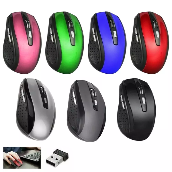 Precision-Engineered 2.4GHz Wireless Optical Computer Mouse with User-Friendly DPI Controls for Desktops & Notebooks
