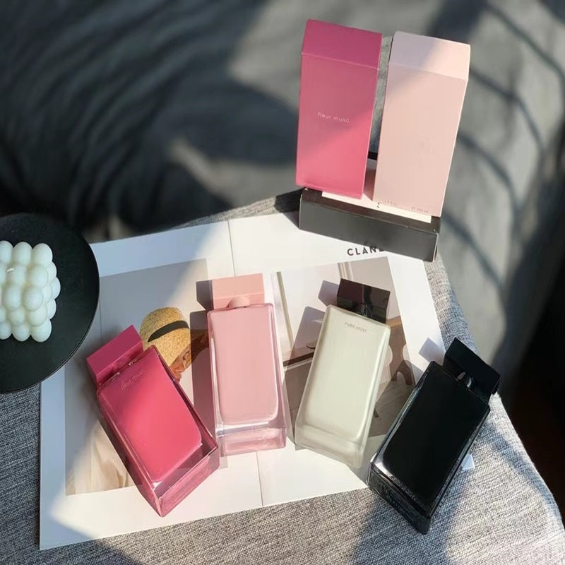 Narciso Rodriguez Luxury Woman Fragrance Musc Noir 100ml 3.4 FL.OZ EAU De Parfum Spray Long Lasting Smell EDP Sweet Floral Scents Perfumes Women Col