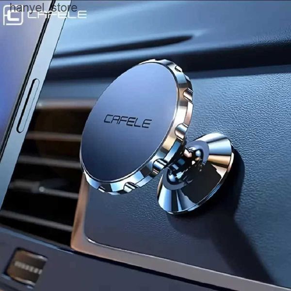 Cell Phone Mounts Holders Car dashboard phone holder matte surface magnetic car phone holder 360 degree rotating magnetic car holder L240910