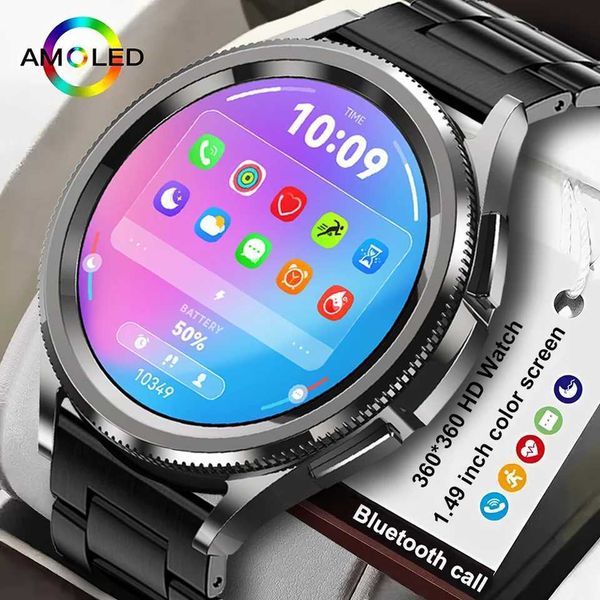 New 1.46-inch large screen BT call smart watch voice assistant waterproof smart watch sports fitness tracker watch T241213