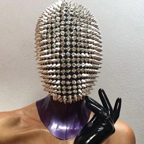 Other Event Party Supplies Funny Mask Studded Spikes Full Face Jewel Margiela Face Cover Holiday Halloween Horror Mascaras Masquerade Masque