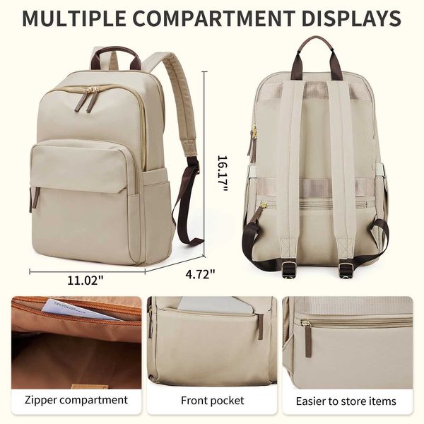 Laptop Cases Backpack New simple and large capacity backpack women travel business teachers laptops shoulder bags for girls school students